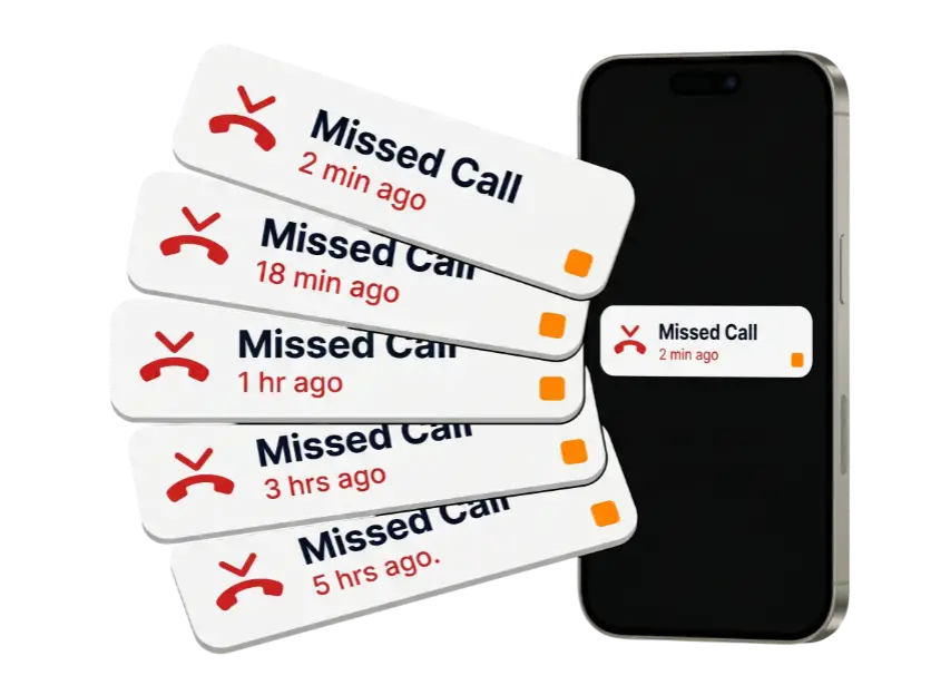 Missed call — lost customer opportunity