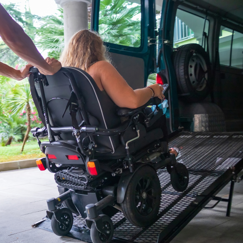 Wheelchair accessible MoRide van in Baton Rouge