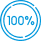 100% icon