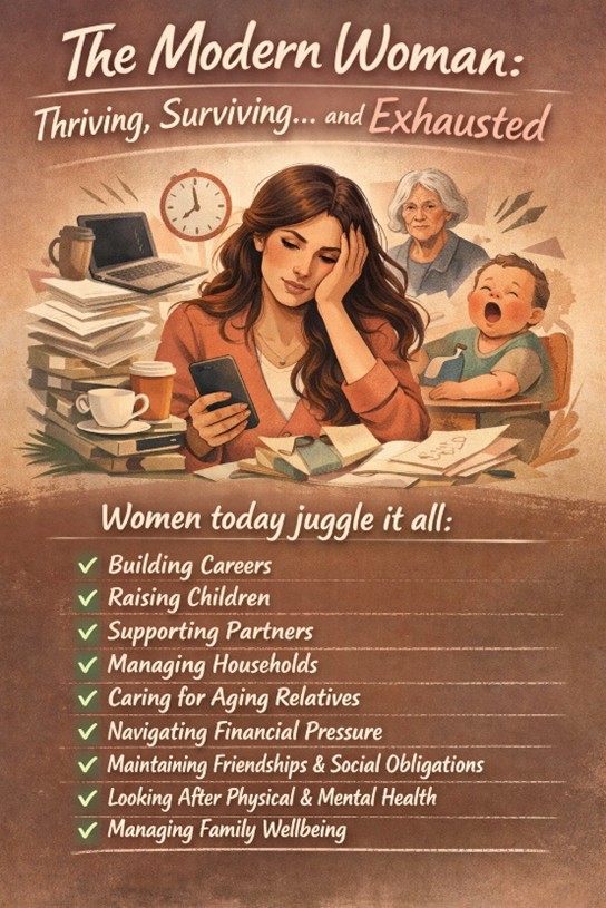 Women today juggle it all