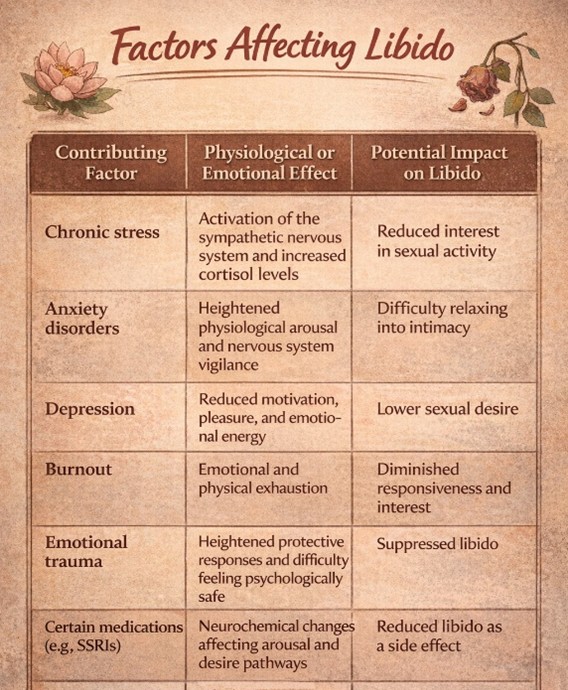 Factors affecting Libido
