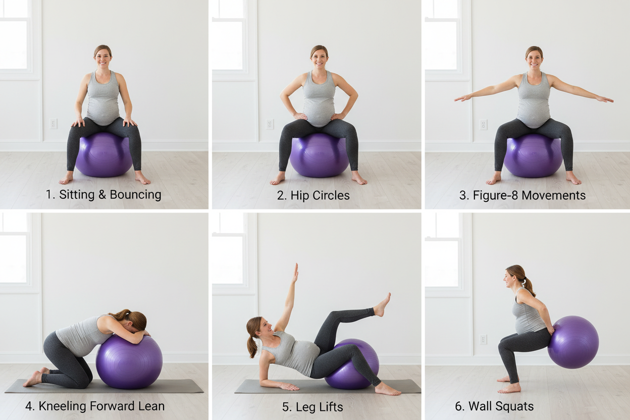 Birth Ball positions
