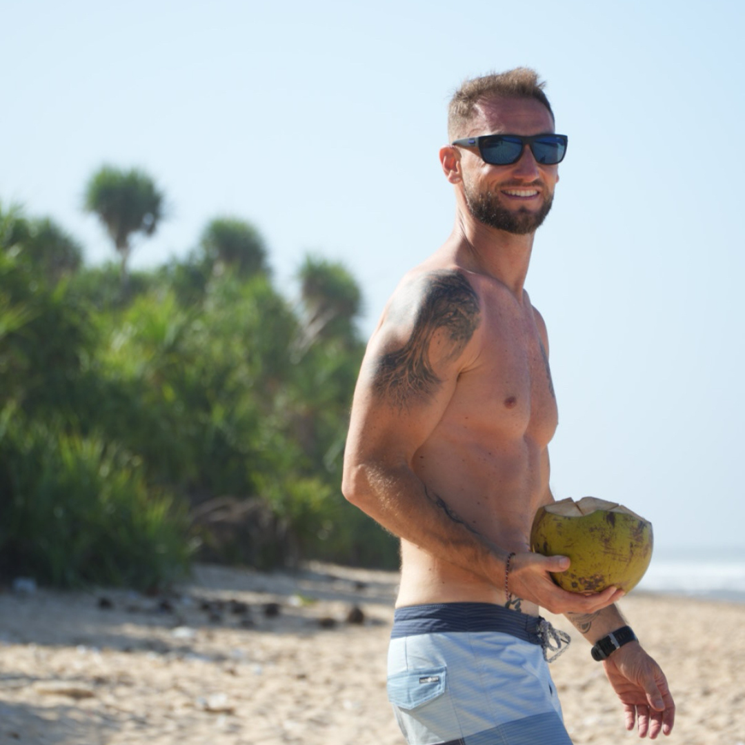 Zac Spowart sober travel adventure in Bali Indonesia