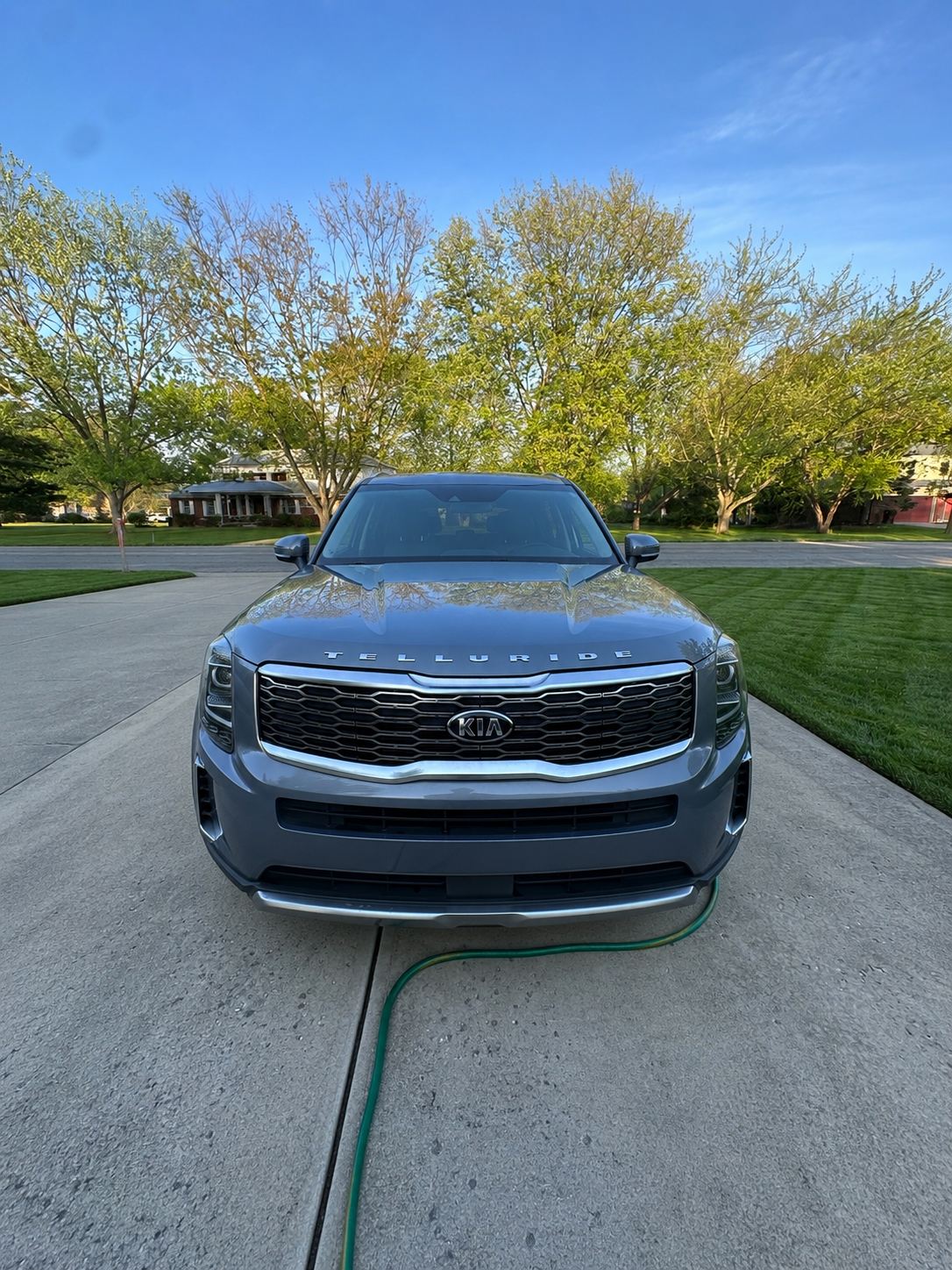 Kia Telluride after mobile detailing in West Chester, Ohio