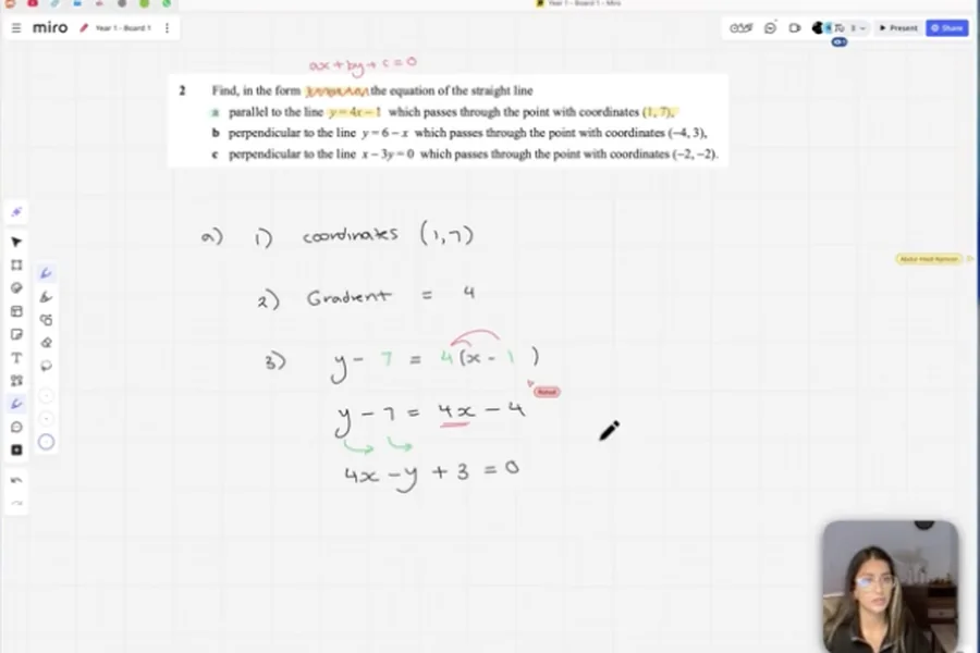 Live exam coaching