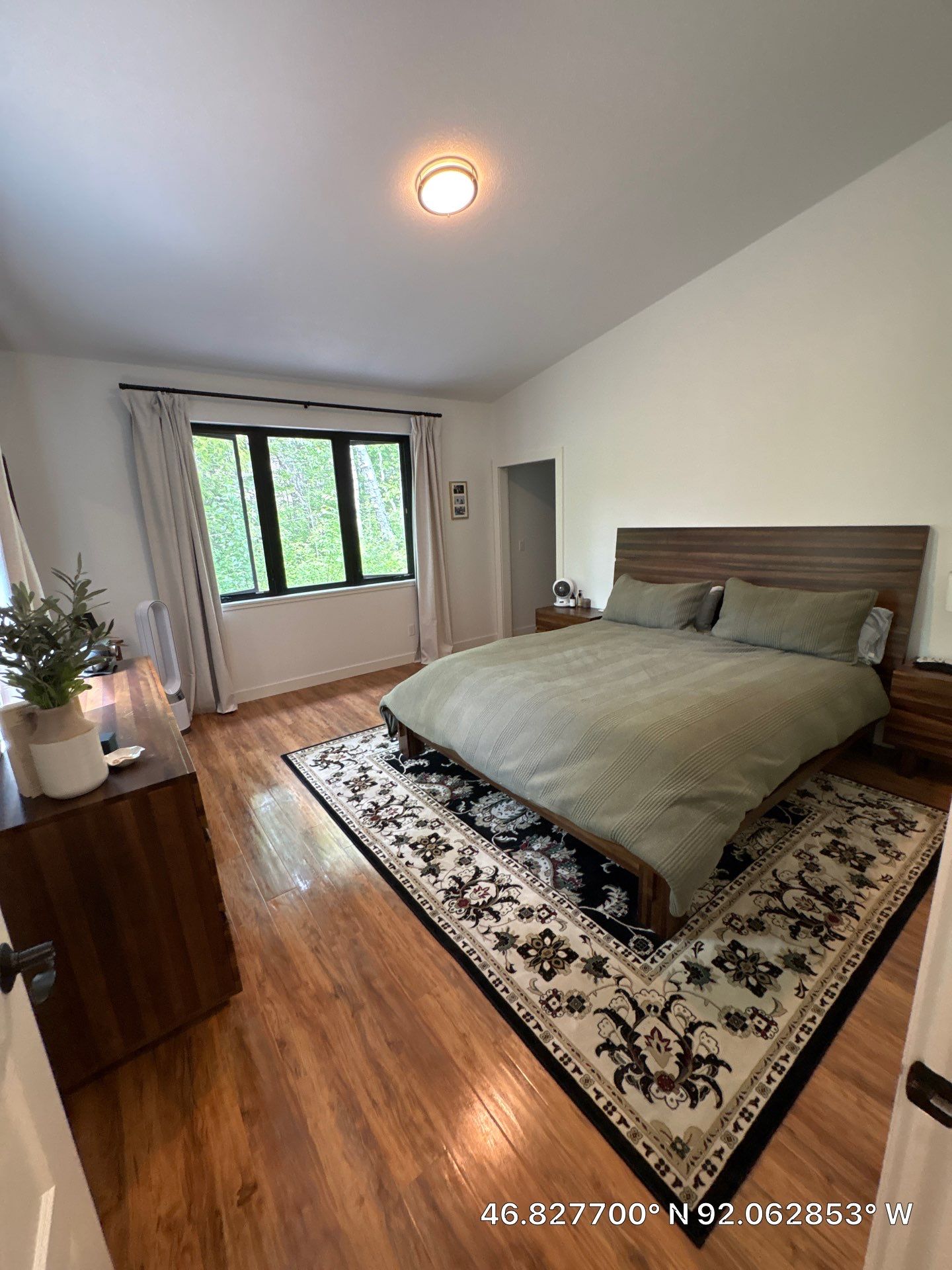 Cozy, freshly cleaned bedroom in a Duluth, MN home