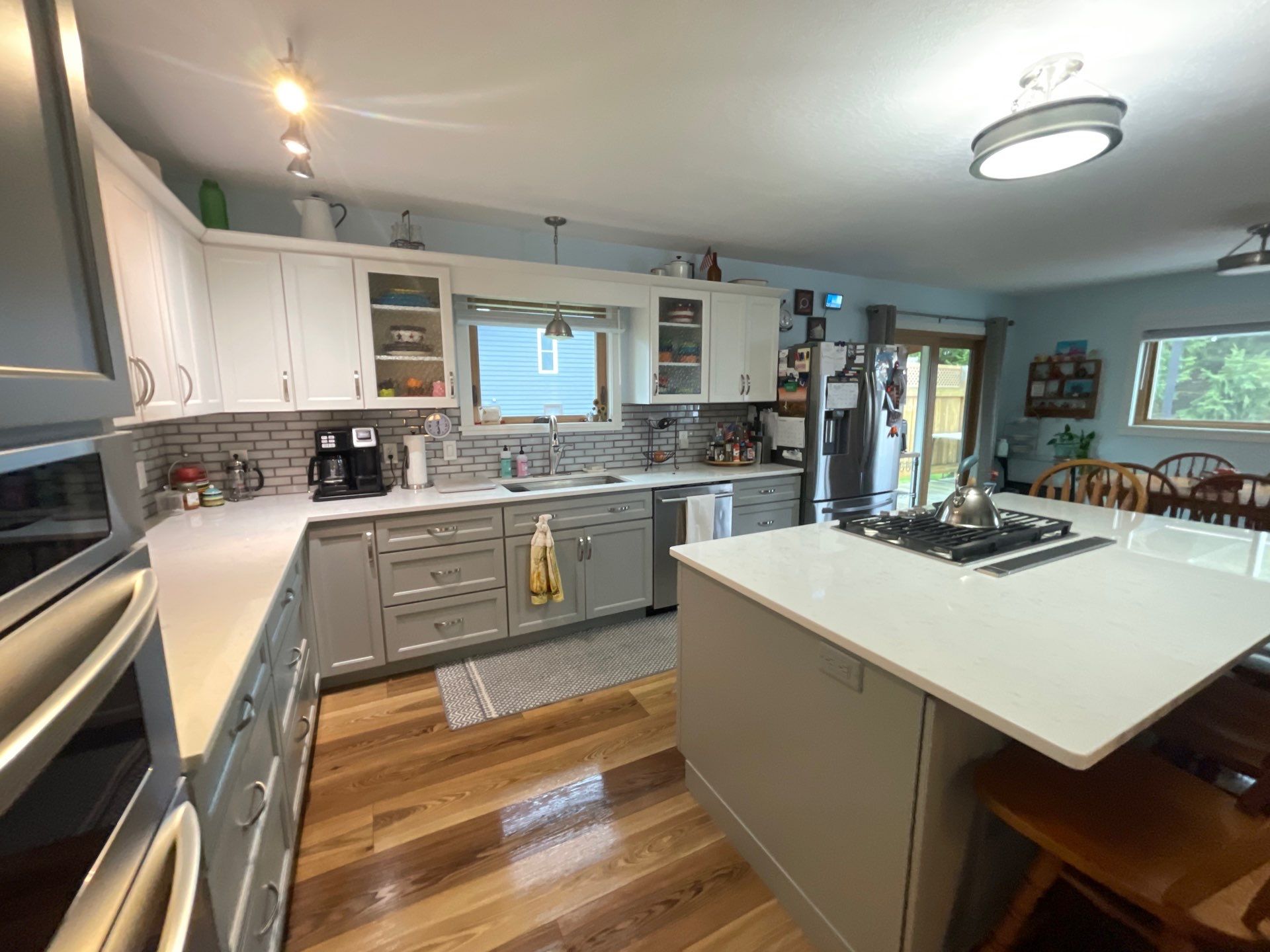 Bright, freshly cleaned kitchen in a Superior, WI home