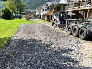 Driveway construction in Beckley wv
