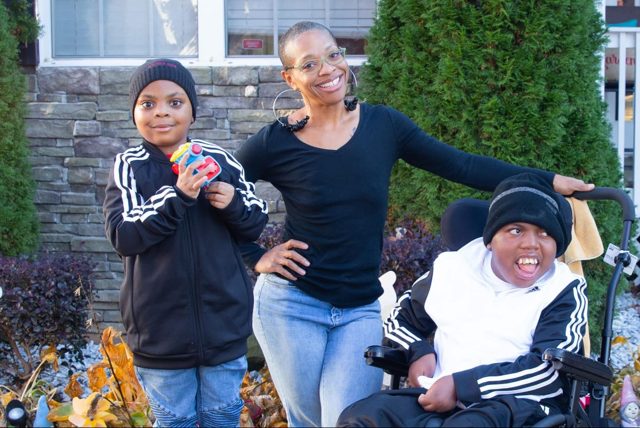 Libra with her sons Libra with her sons