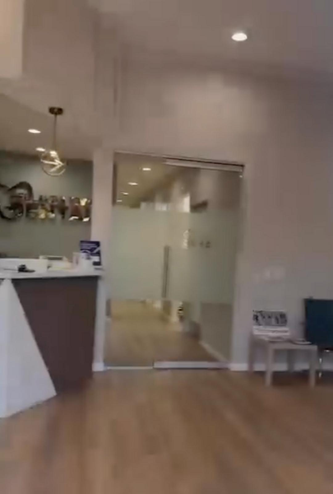 Waiting room with comfortable seating at Redlands Town Dental