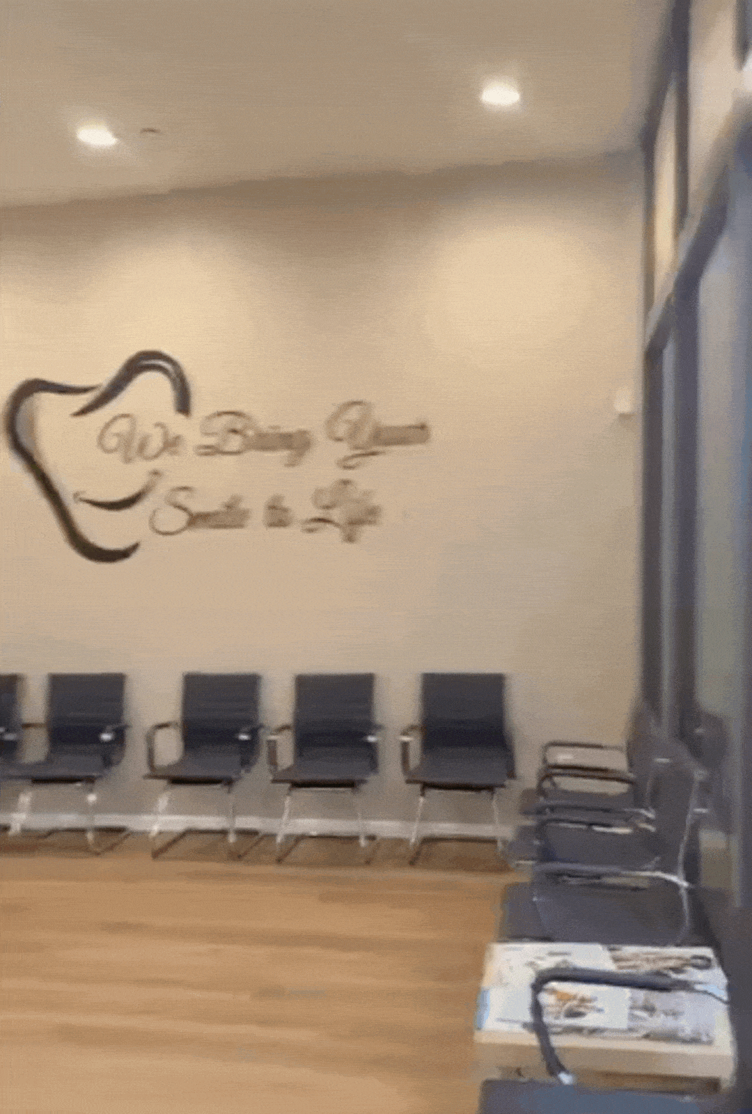 Reception area at Redlands Town Dental
