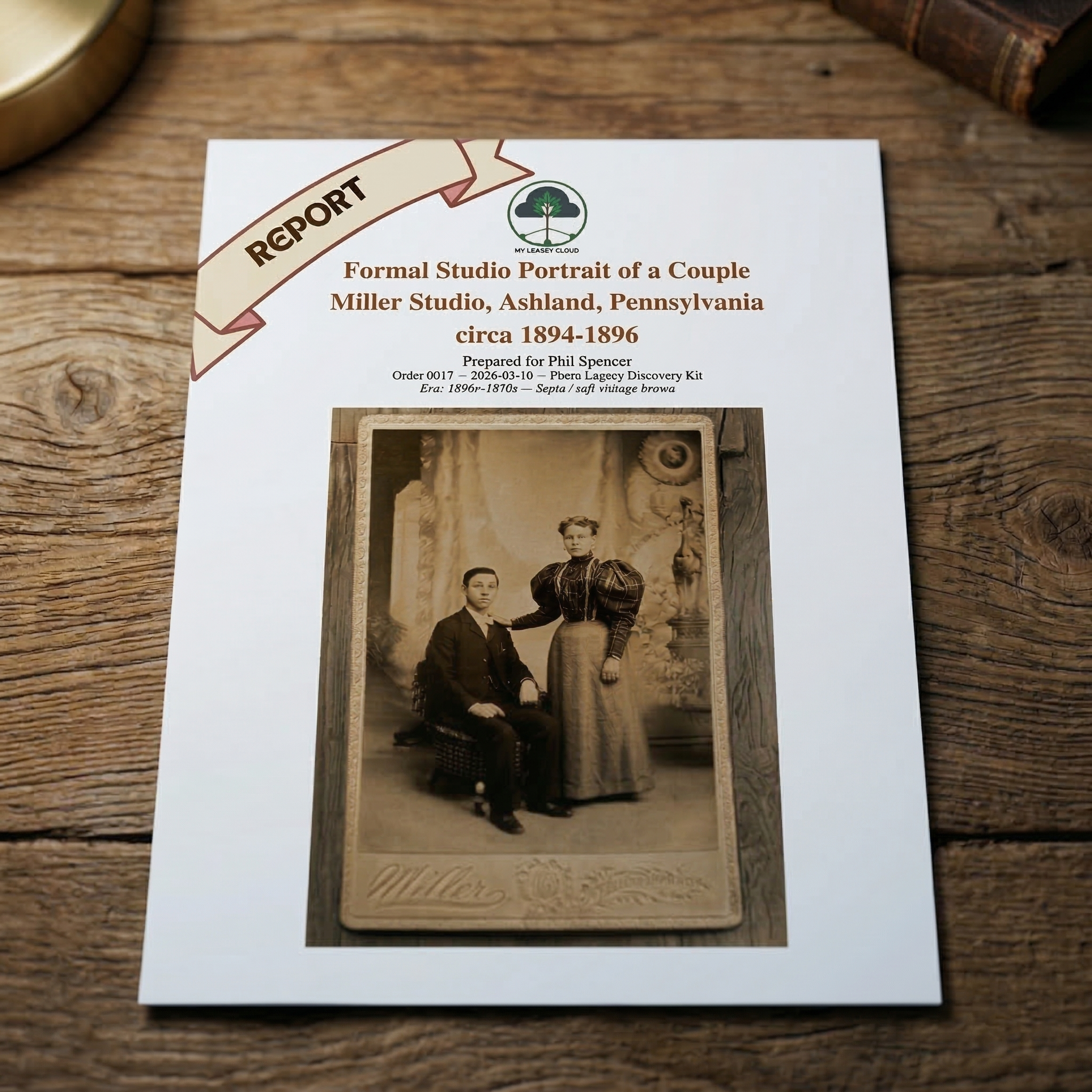 A treasured family photograph waiting to have its story told