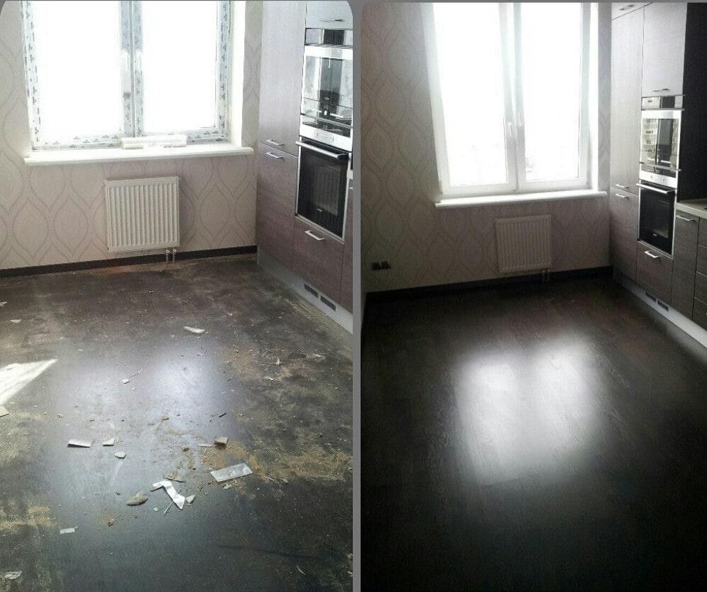 End of tenancy cleaning result