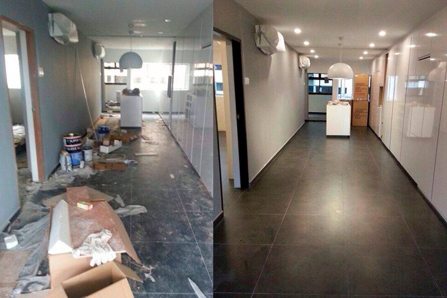 Move out cleaning result