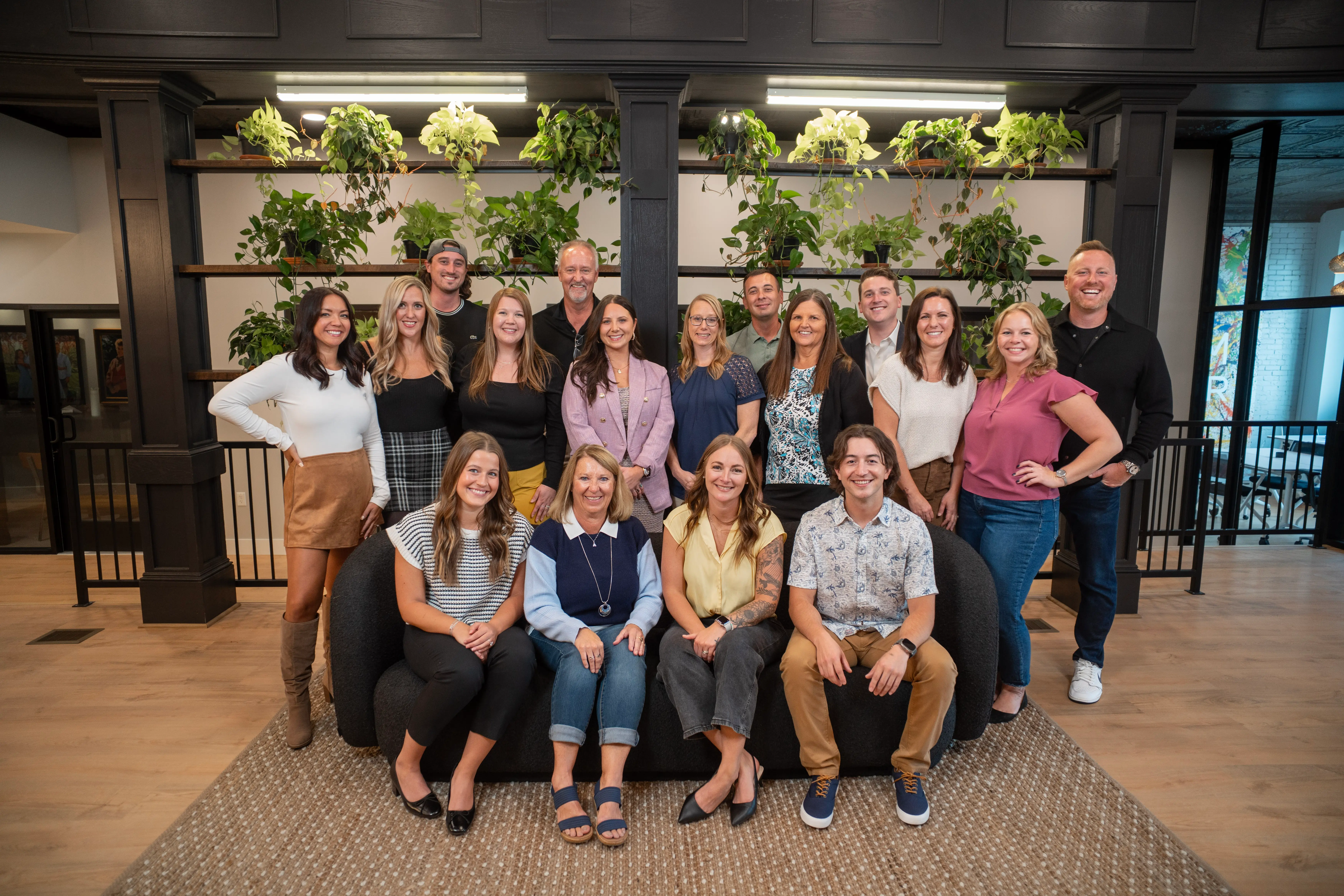 Trumble Agency team gathered for a group photo