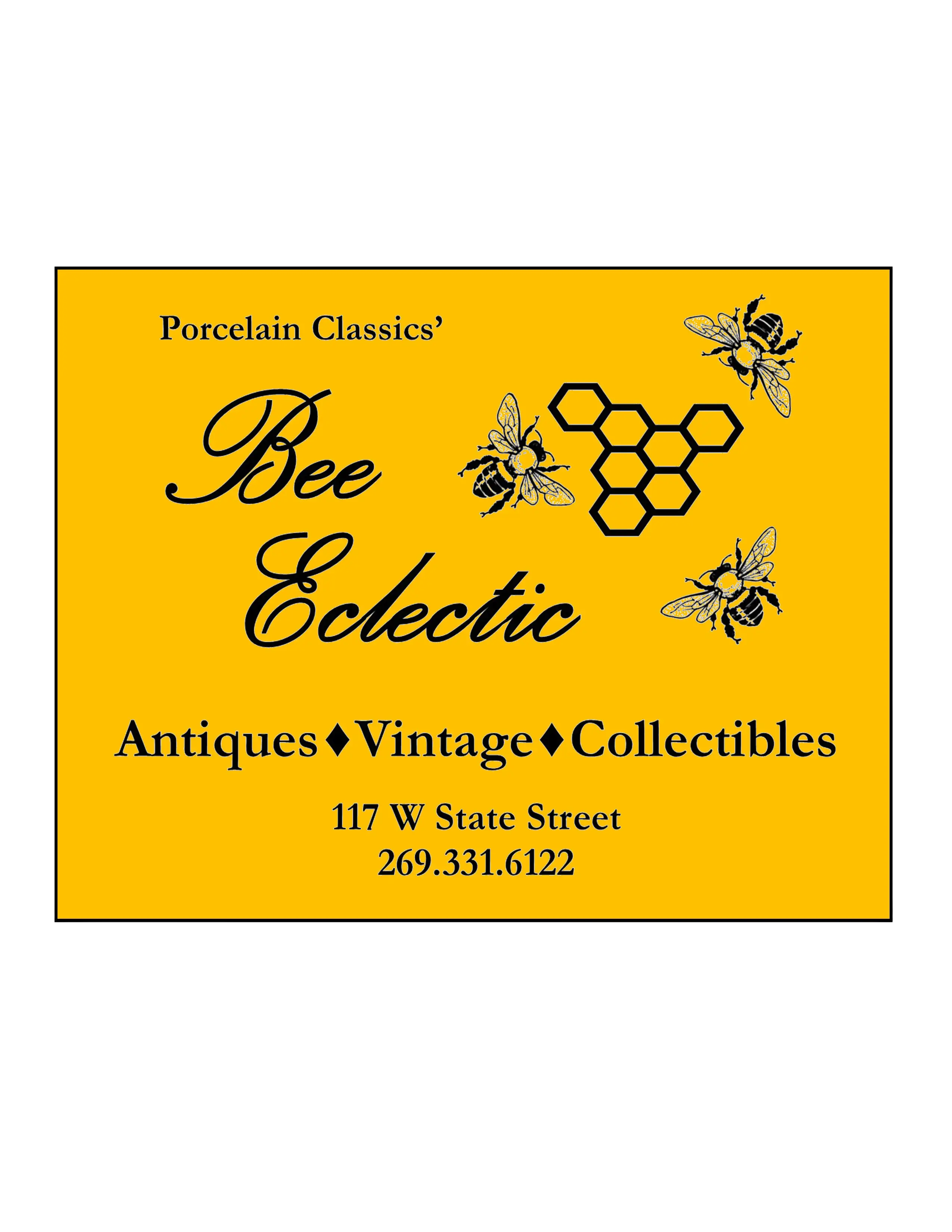 Porcelain Classics / Bee Eclectic logo