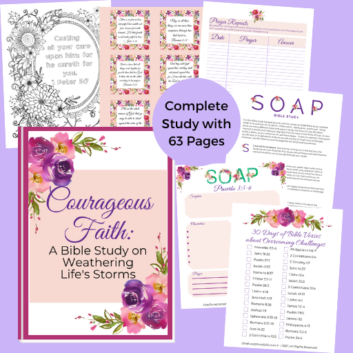 courageous faith 50% off mockup