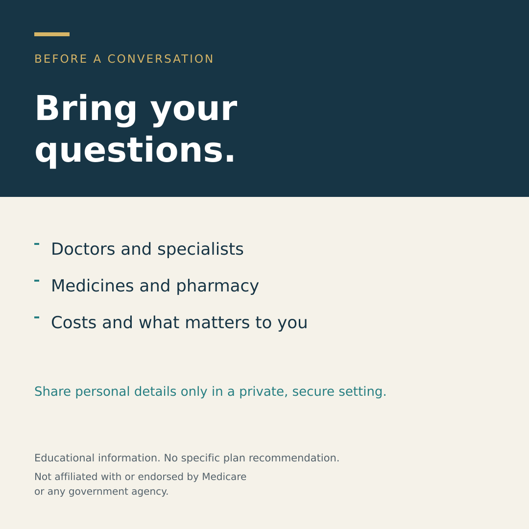 Bring your questions.