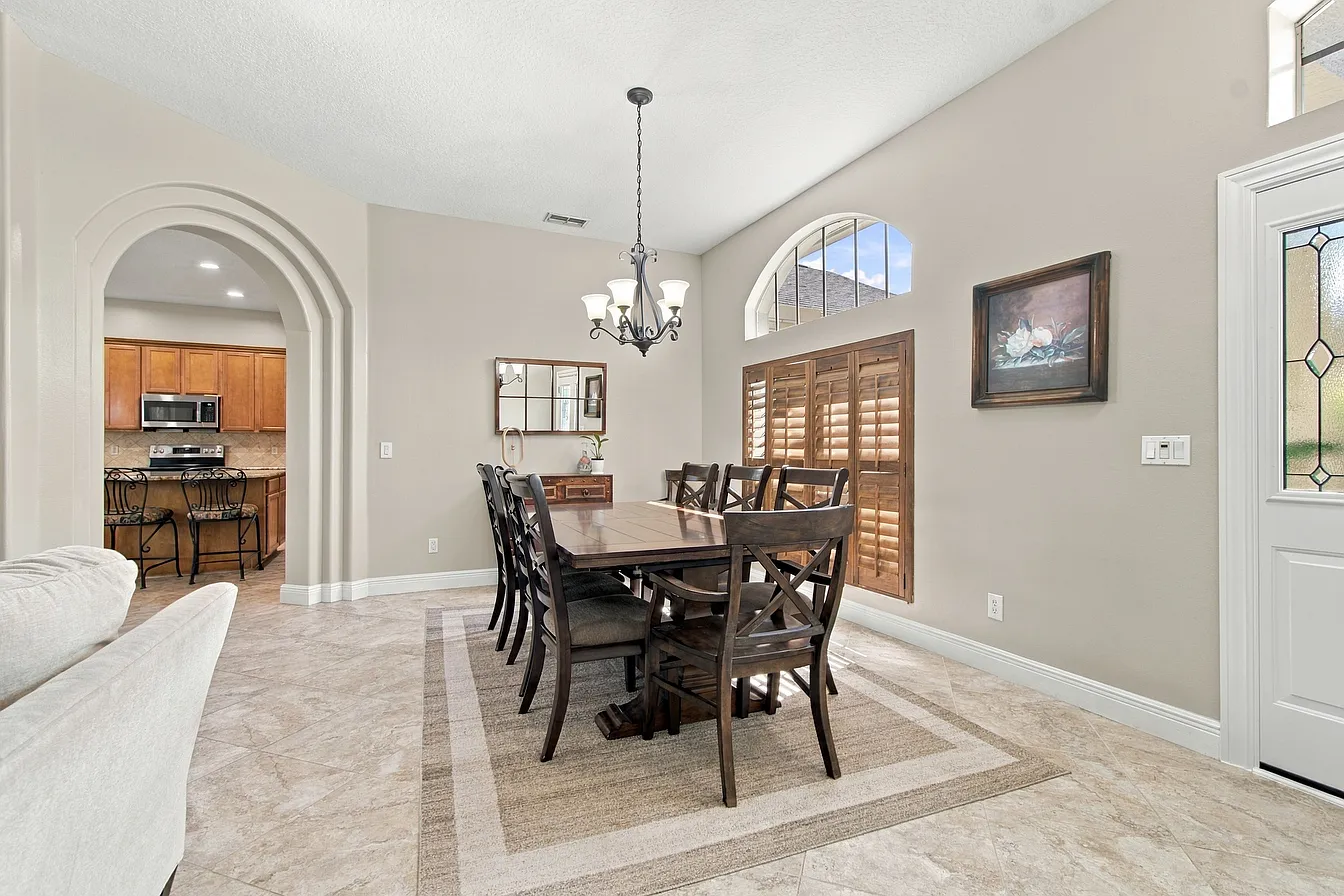 Dining room at 3125 Ashmonte Dr, Land O Lakes FL