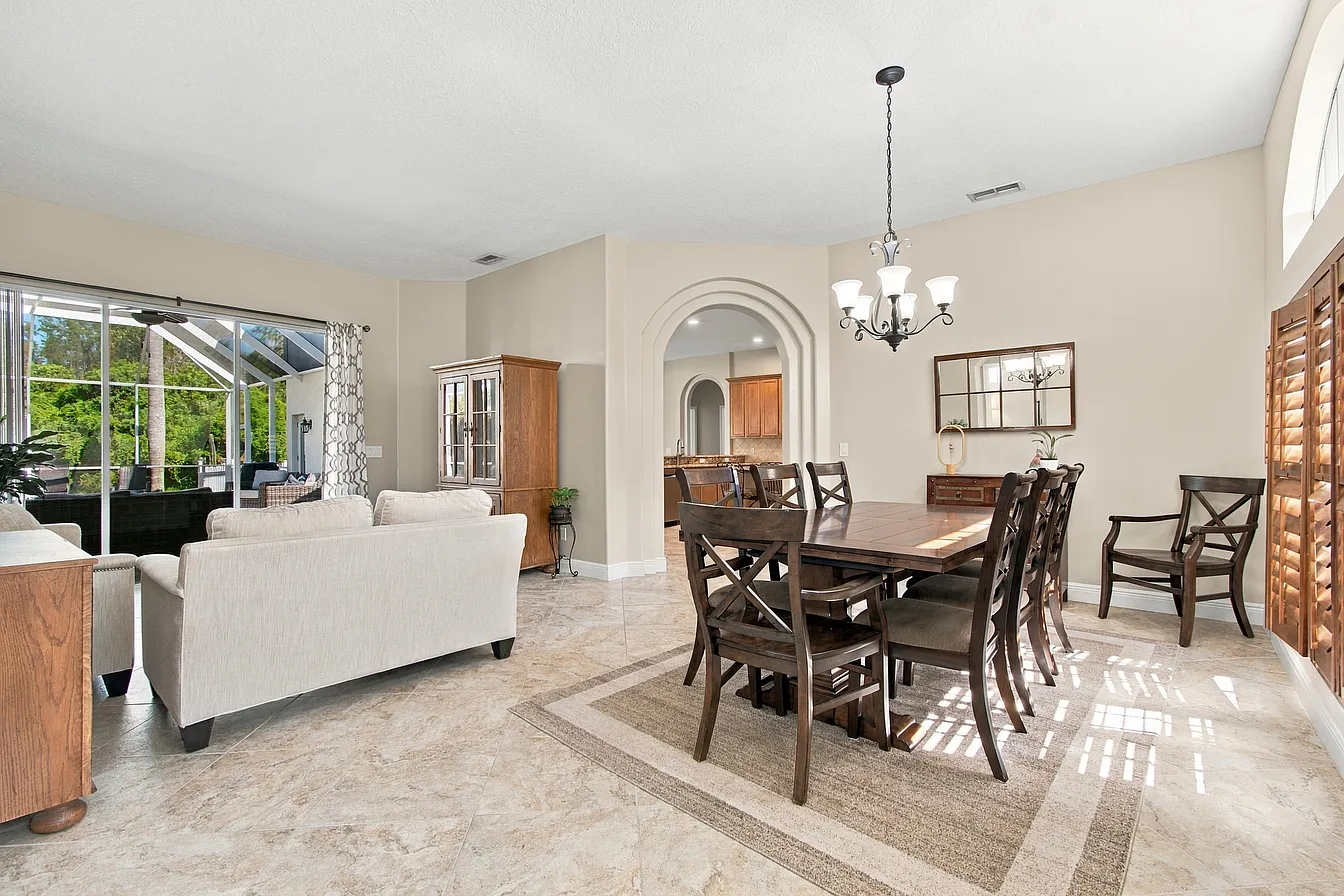 Dining room at 3125 Ashmonte Dr, Land O Lakes FL