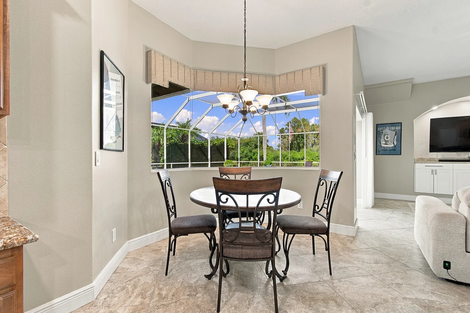 Breakfast nook at 3125 Ashmonte Dr, Land O Lakes FL