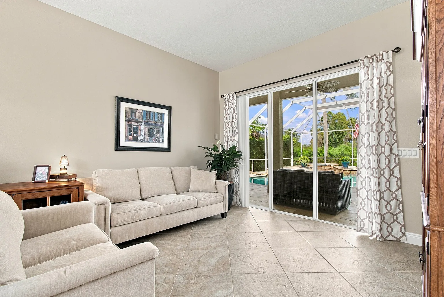 Formal living room at 3125 Ashmonte Dr, Land O Lakes FL