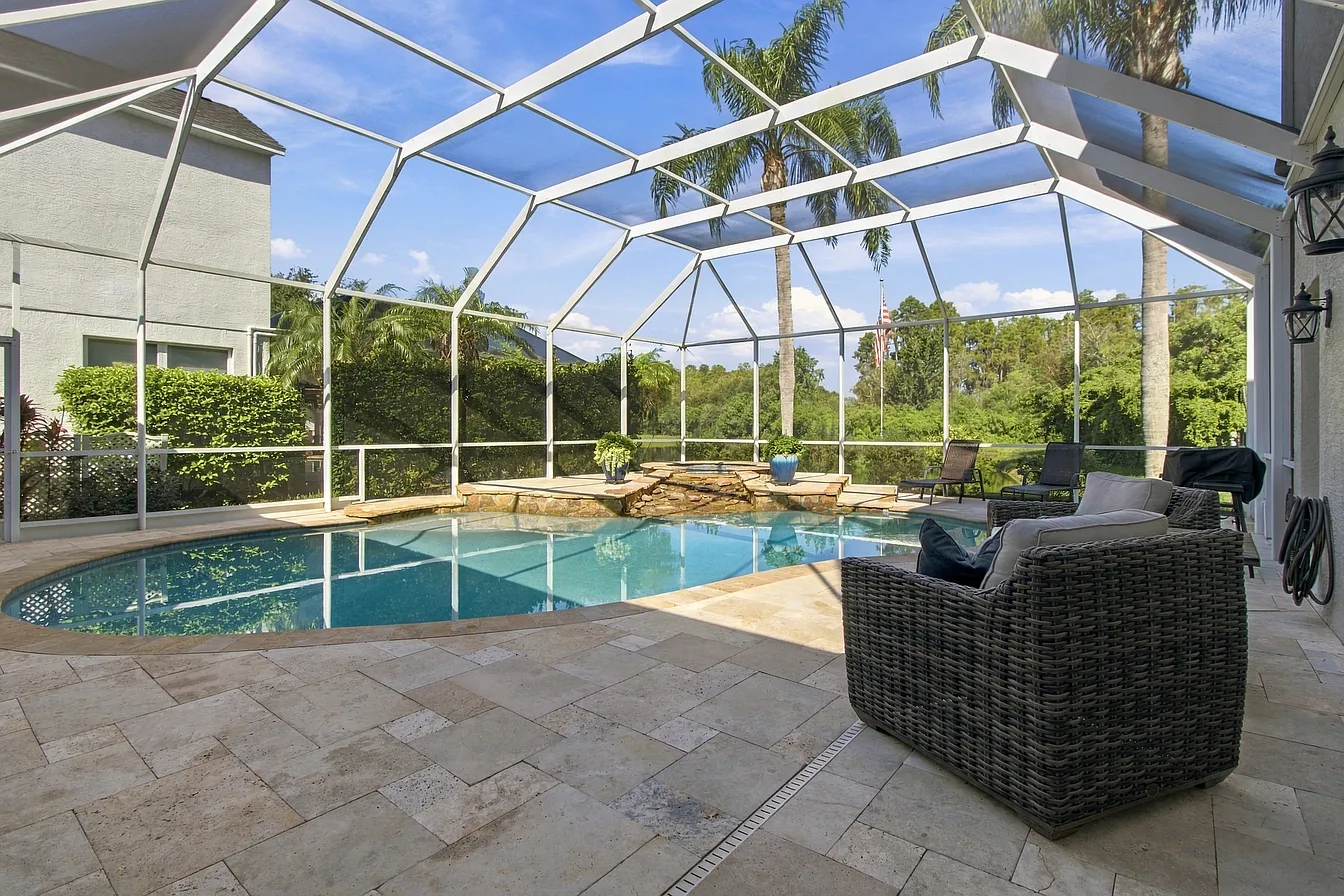 Pool and screened lanai