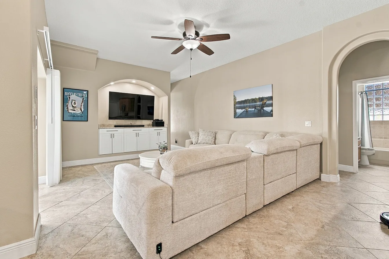 Living room at 3125 Ashmonte Dr, Land O Lakes FL