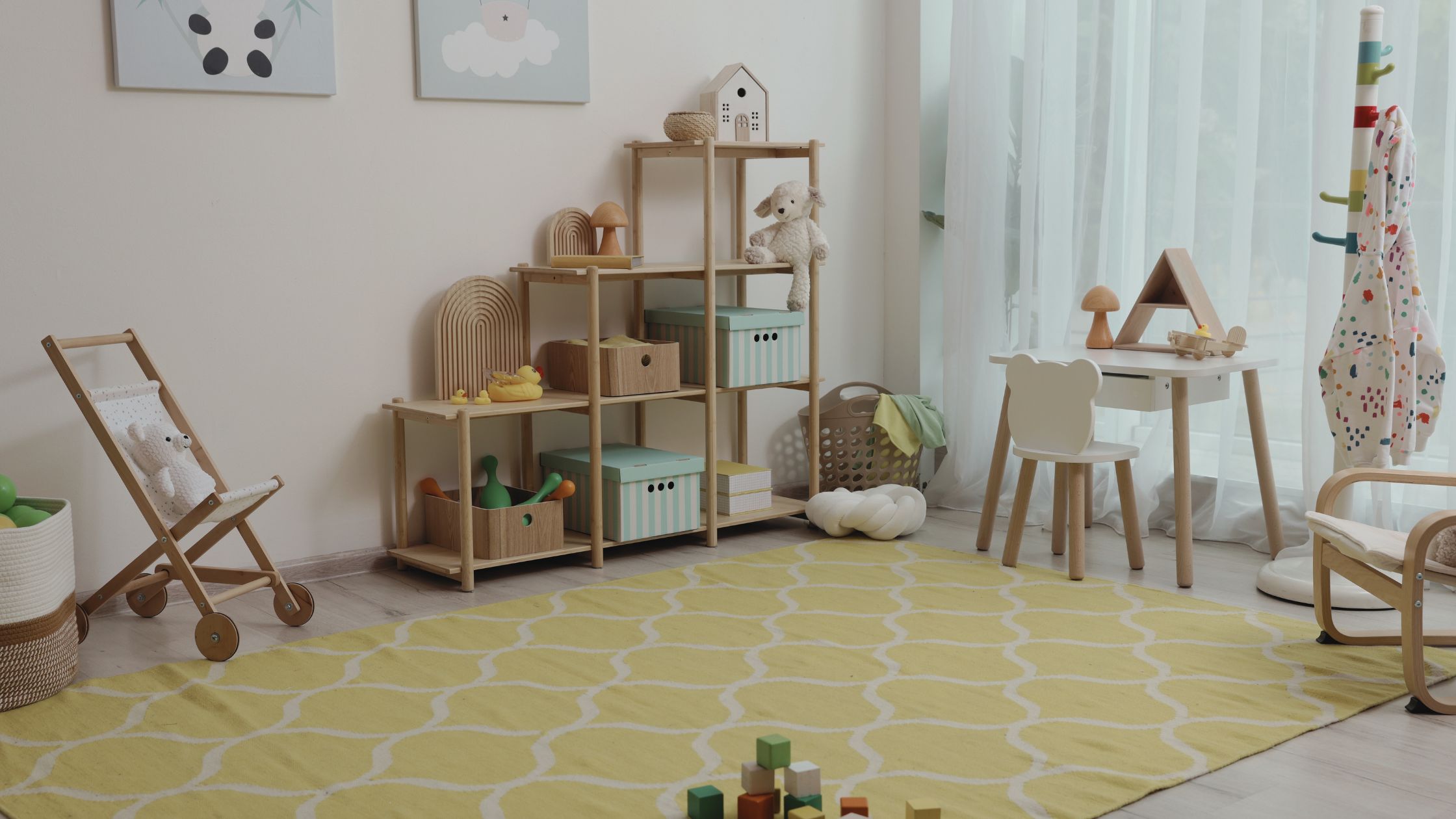 Image of a preschool/play area for a toddler at home