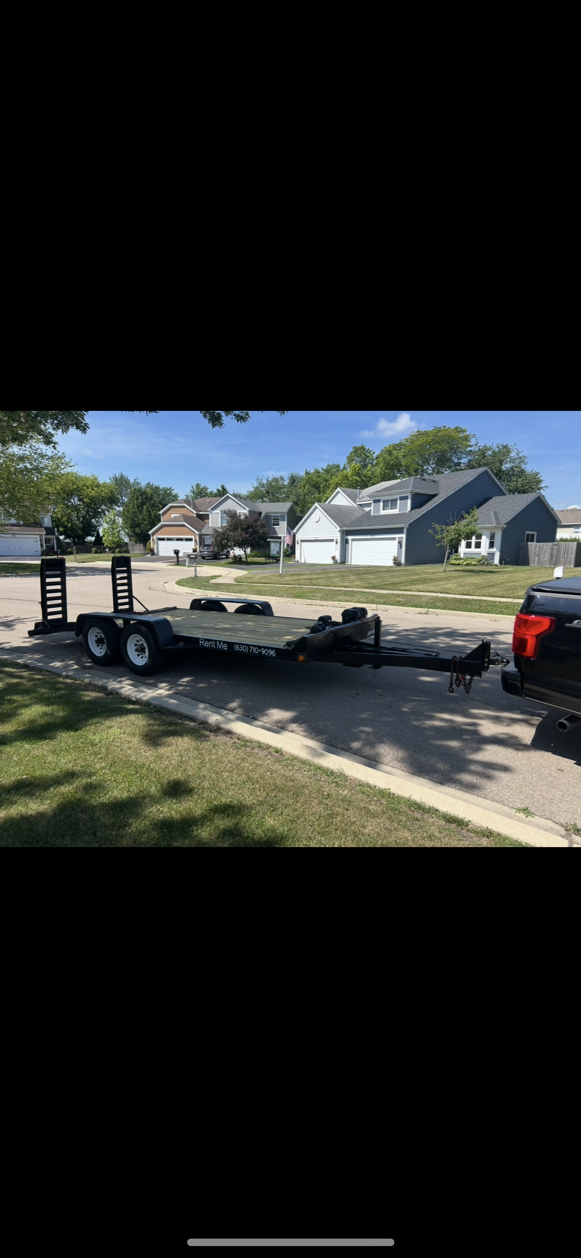 The full U Pull it Rentals fleet of trailers and equipment in South Elgin, IL