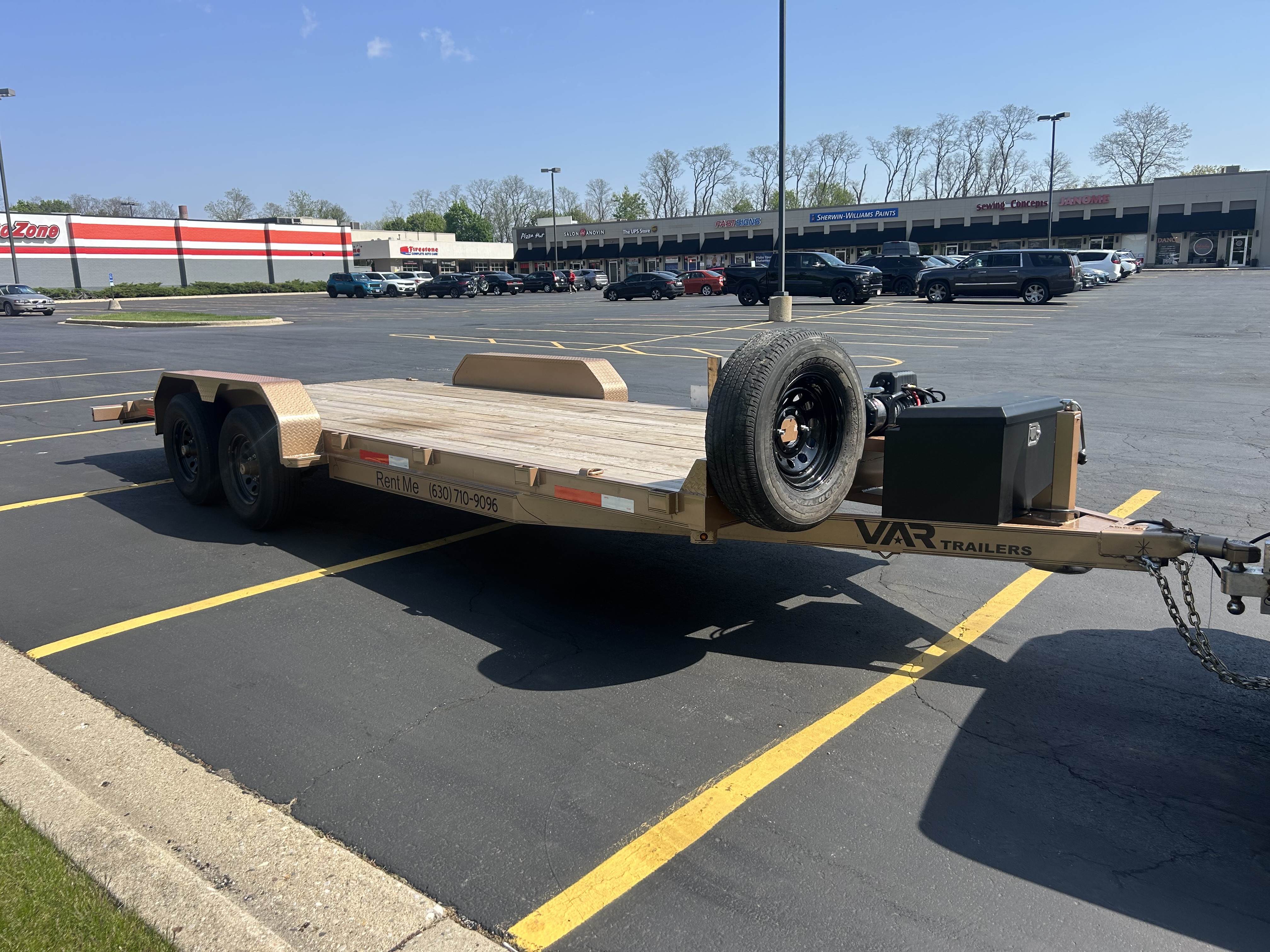 Car hauler trailer rental in South Elgin, IL