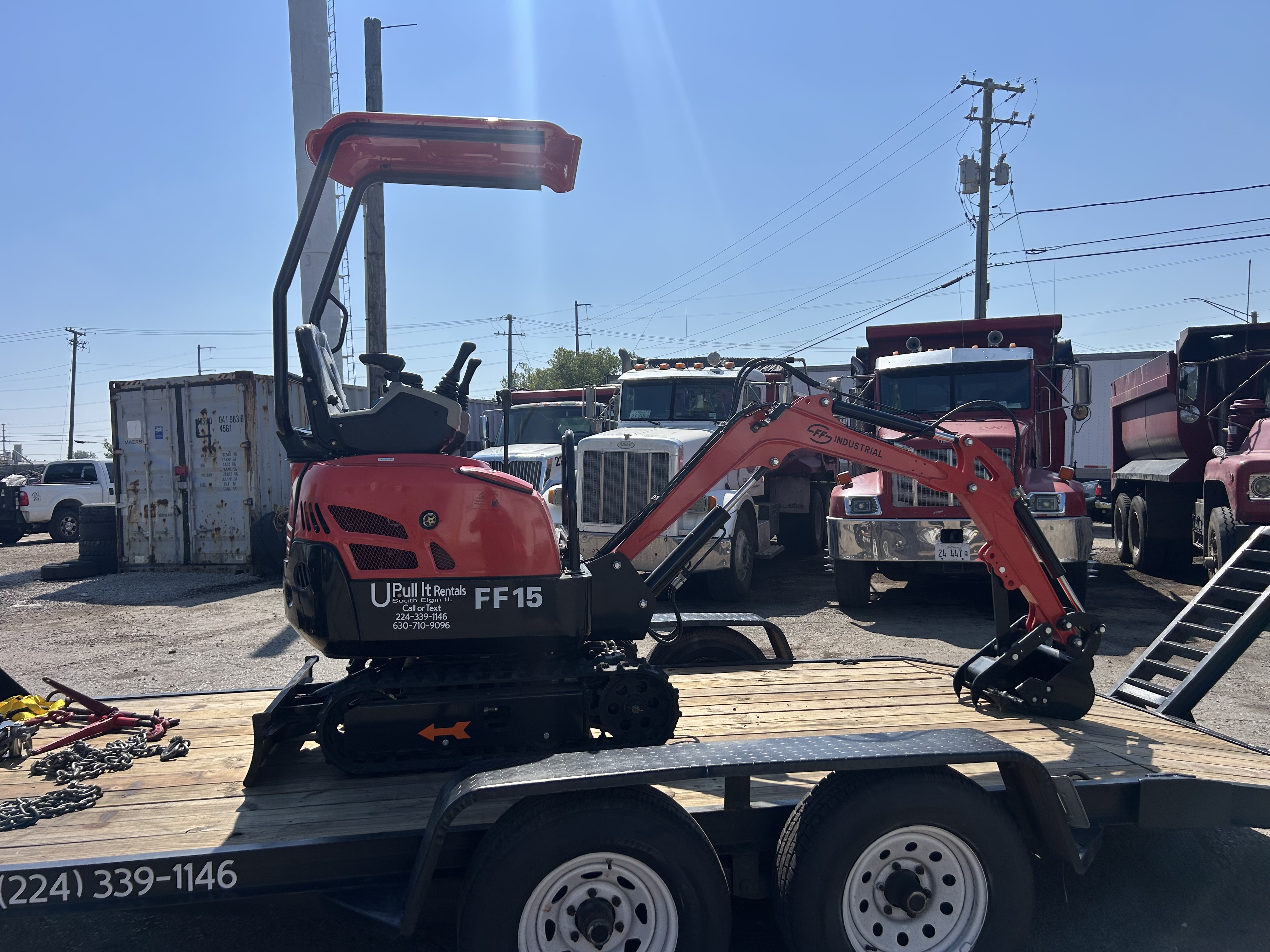 Mini excavator rental in South Elgin, IL