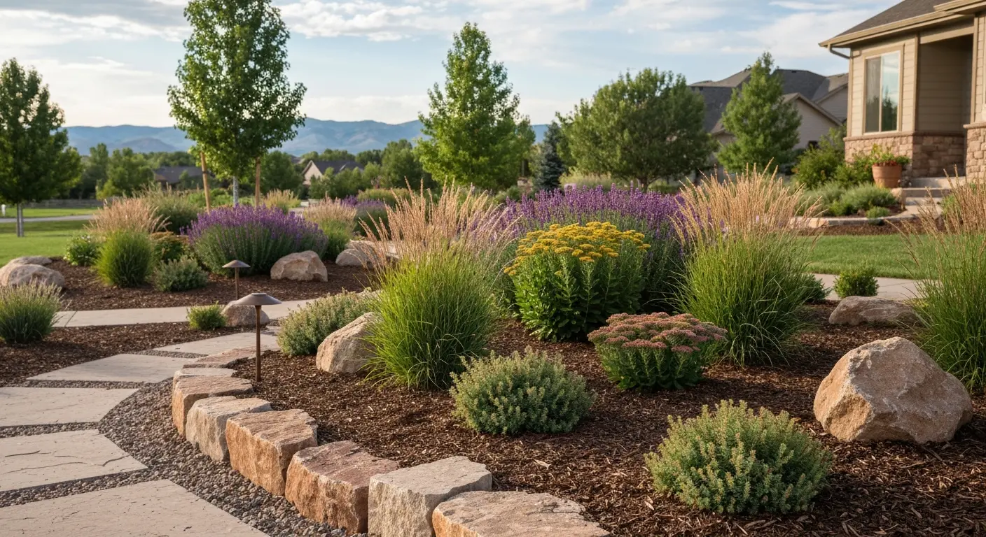 Xeriscape design installation Littleton
