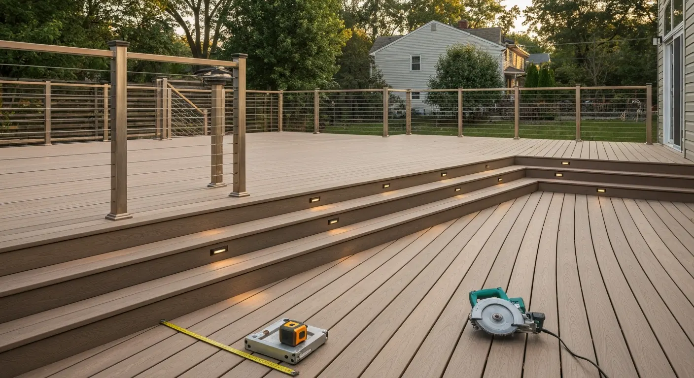 Multi-level deck construction