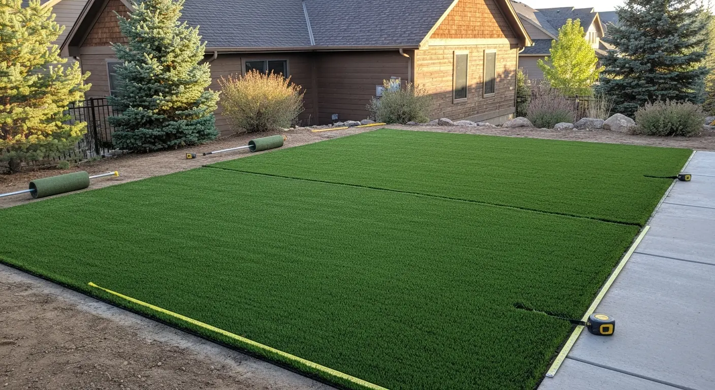 Synthetic turf play area