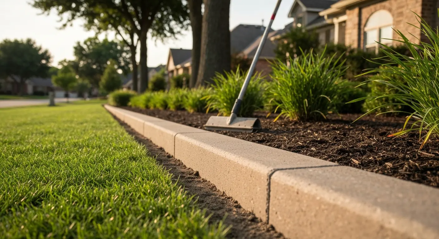 Landscaping border curb