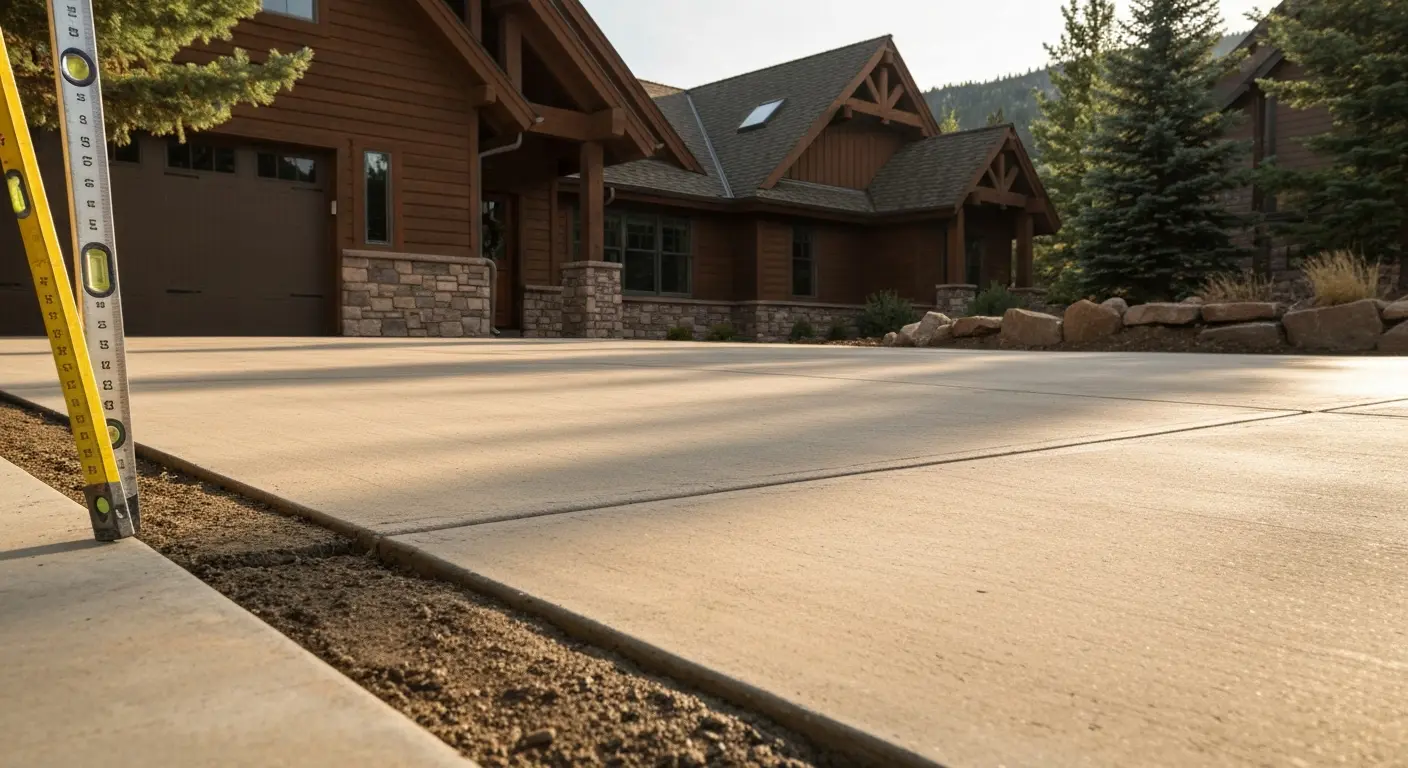 HOA-approved concrete project