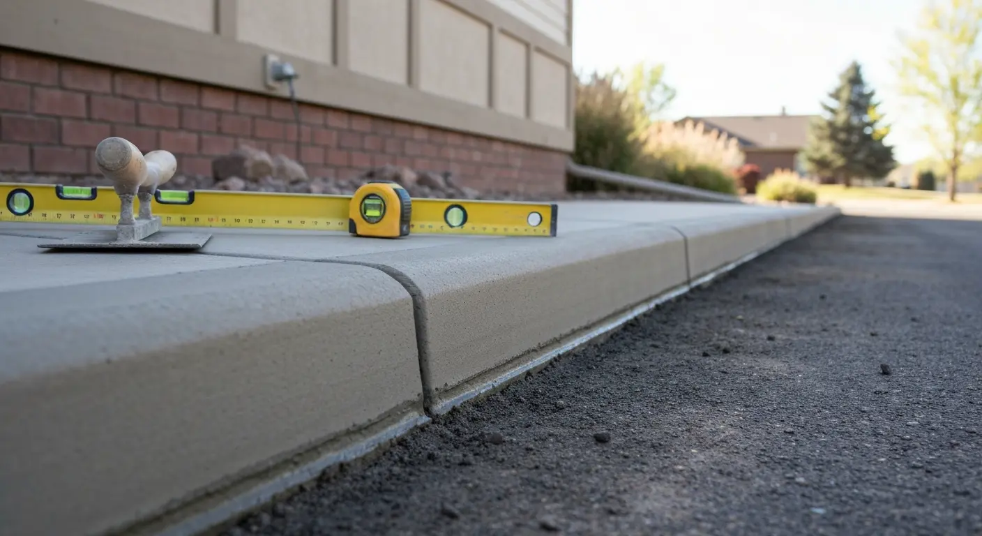 Driveway curbing project