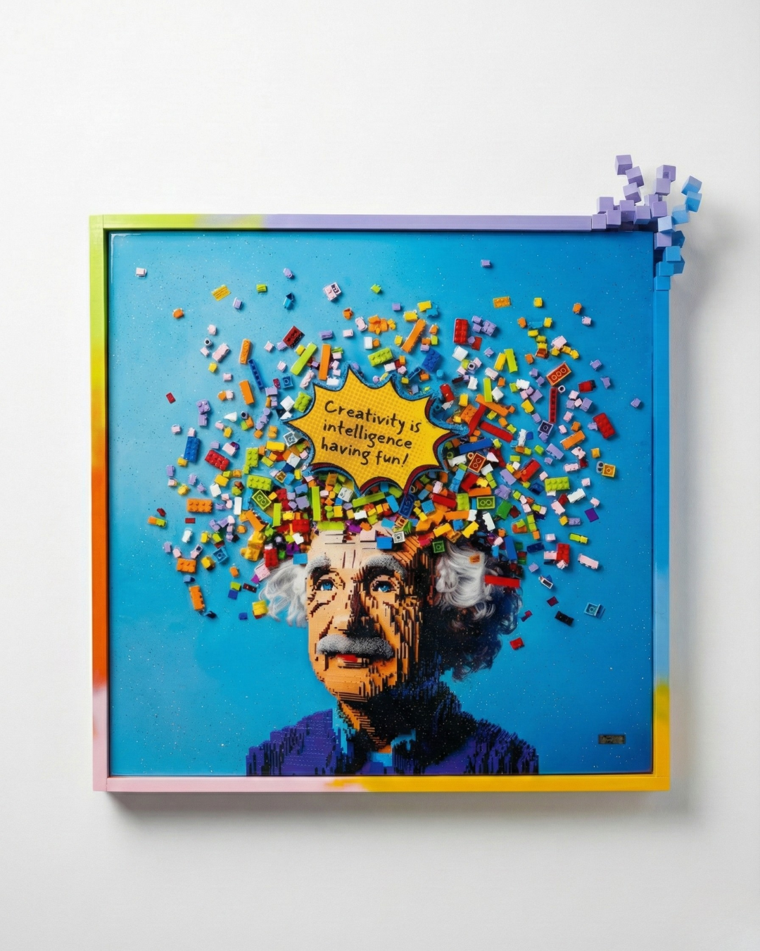 Creativity is intelligence having fun