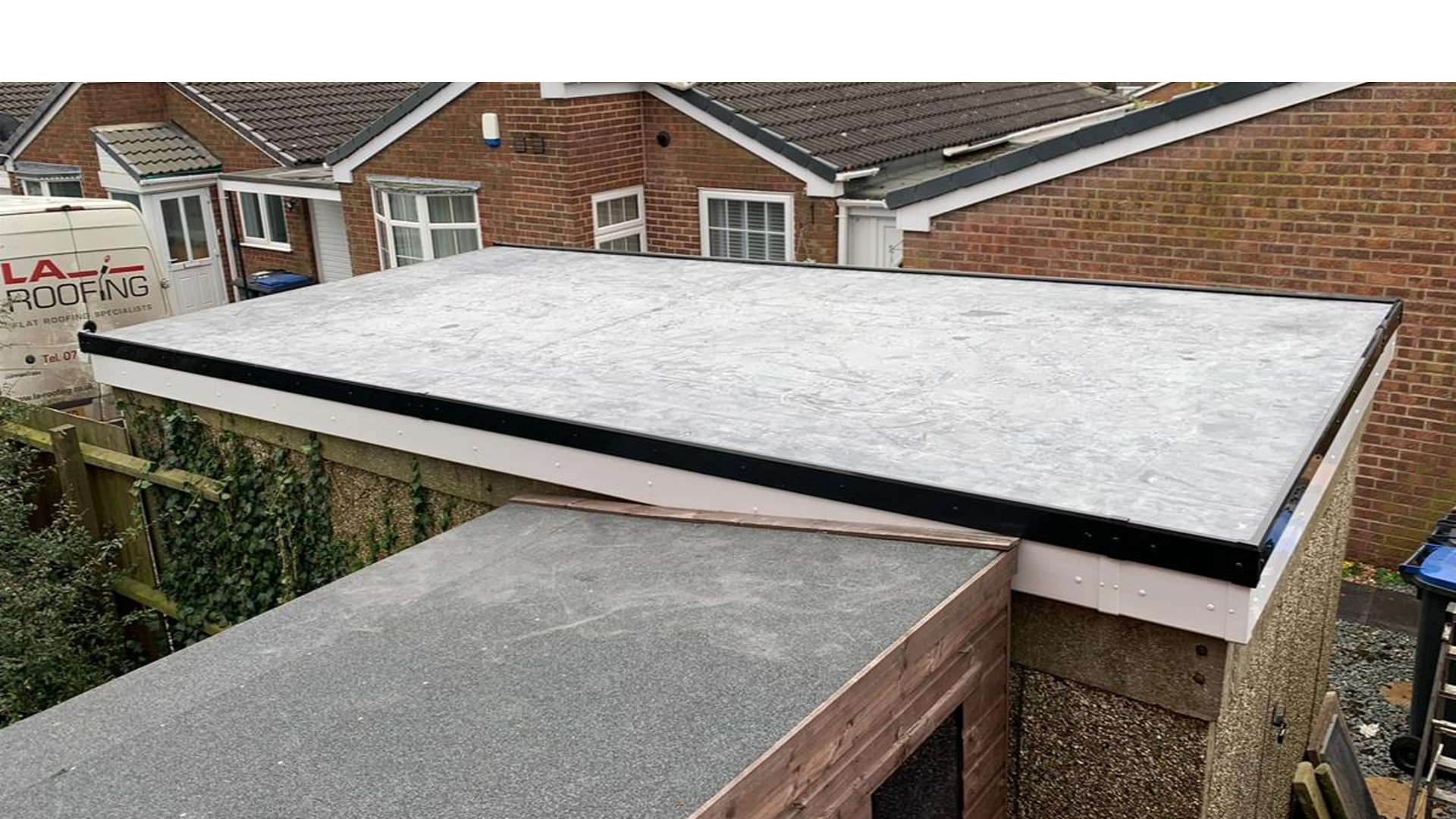 Roofing project completed by LA Roofing