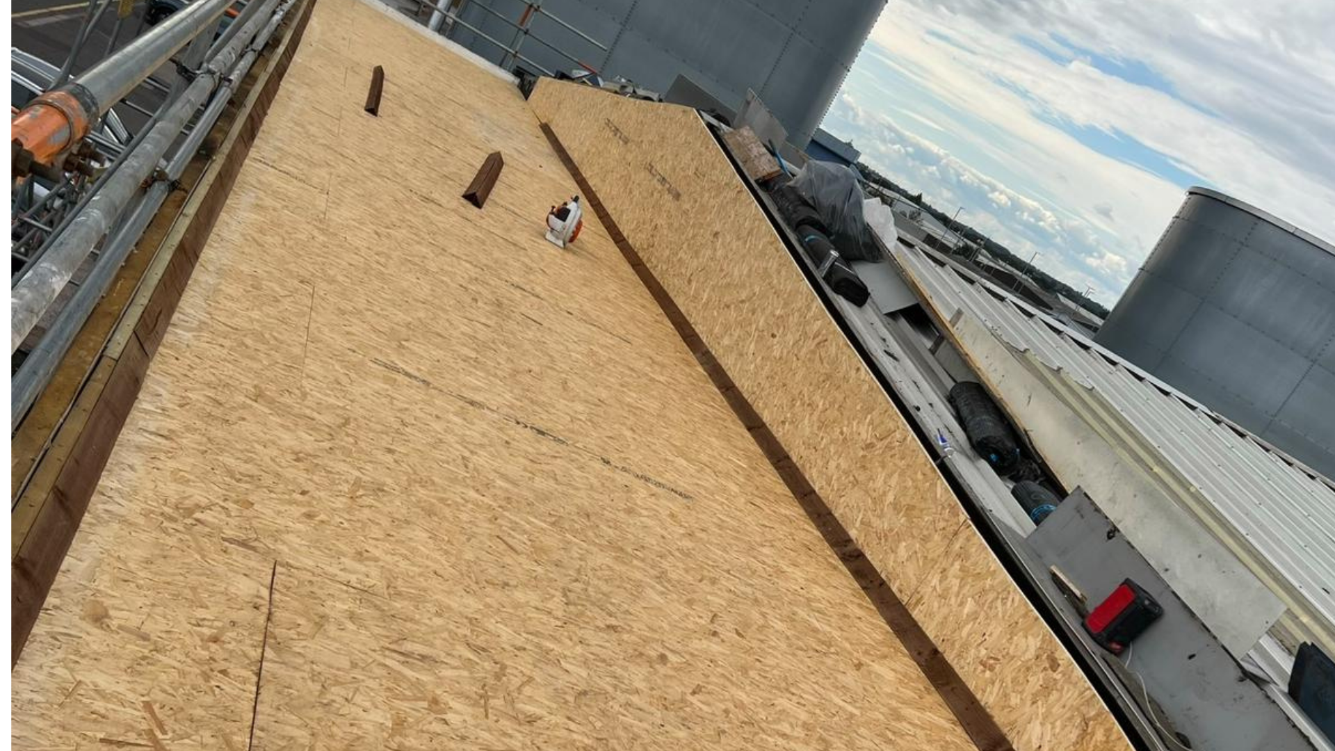 Roofing project completed by LA Roofing