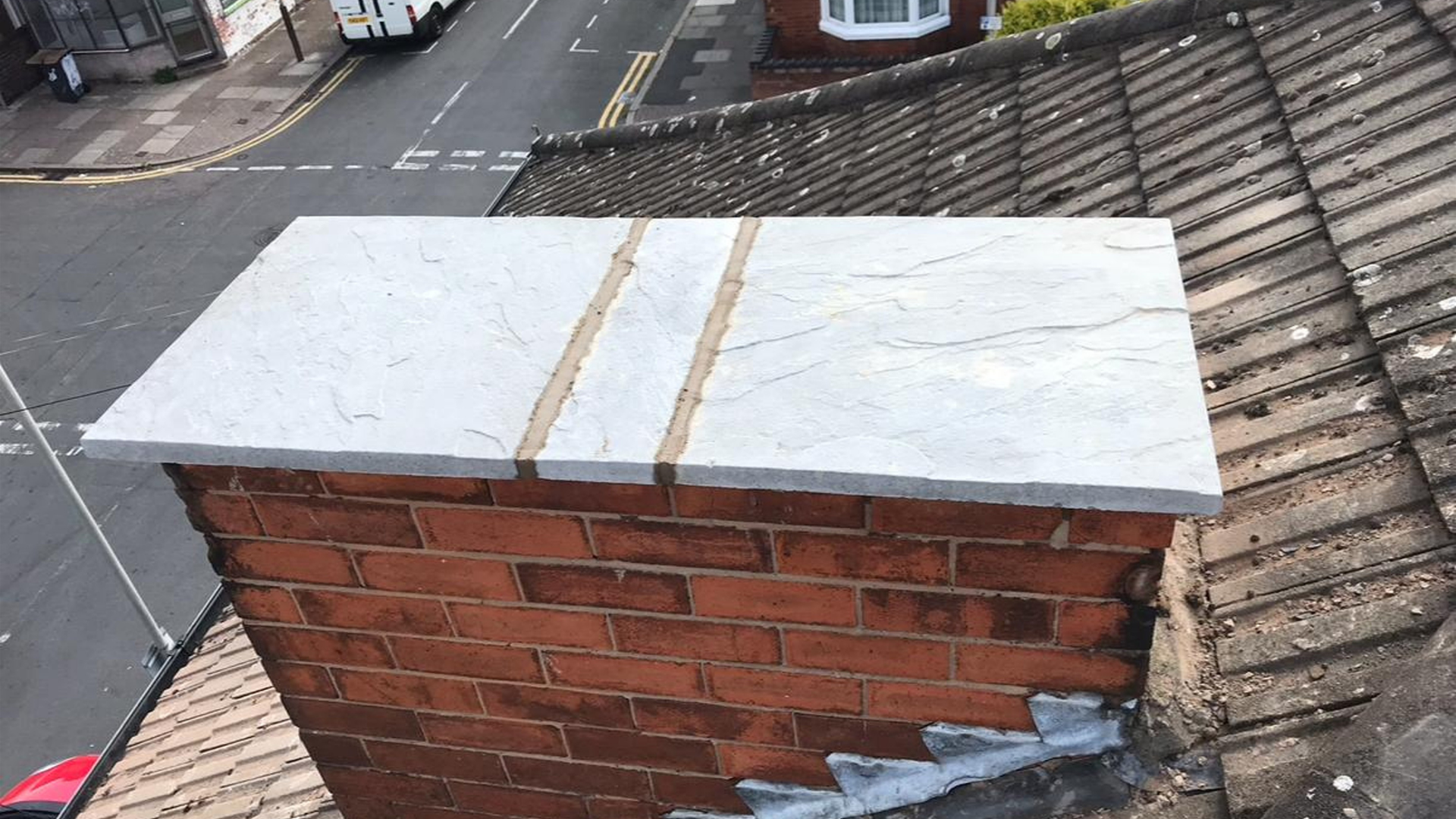 Roofing project completed by LA Roofing