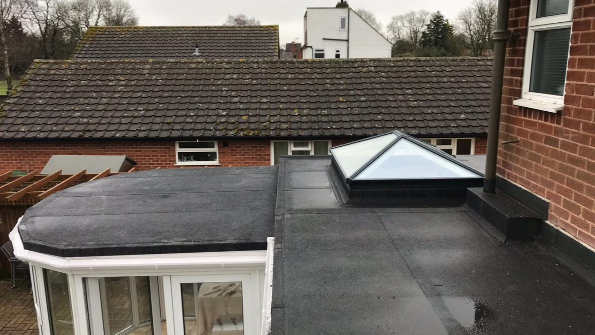 Roofing project completed by LA Roofing