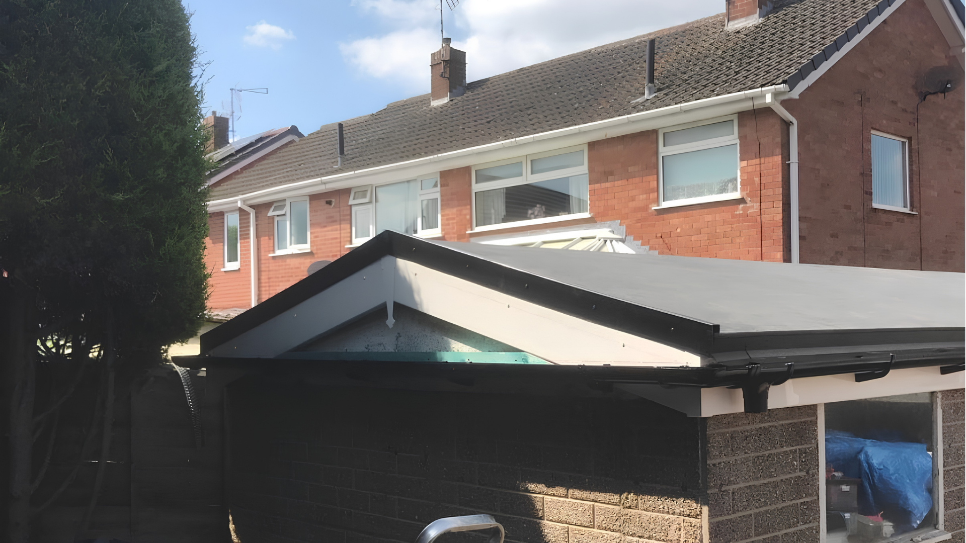 Roofing project completed by LA Roofing