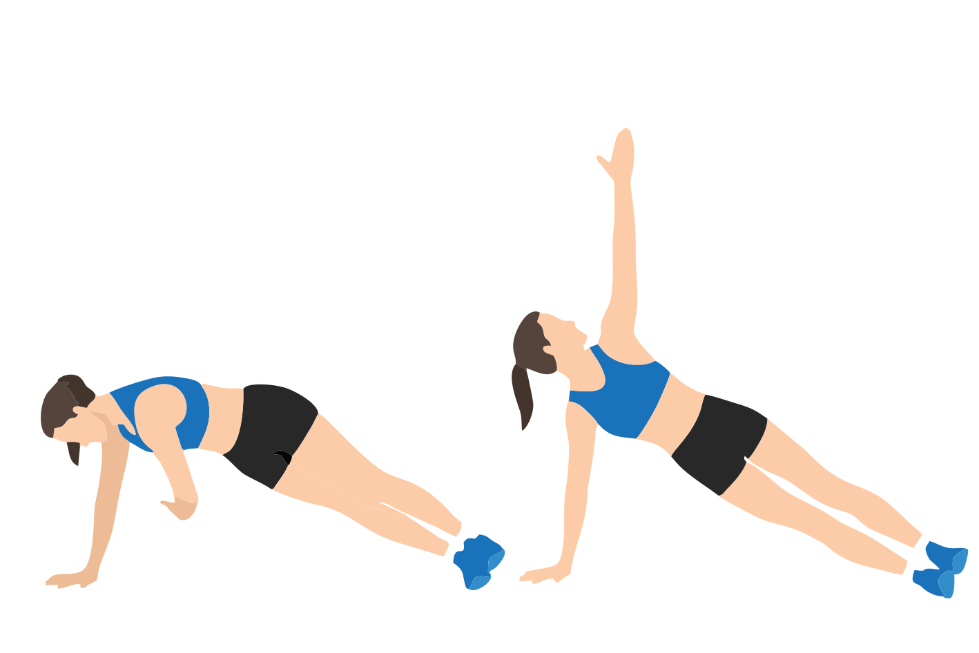 Right Side Plank Twists