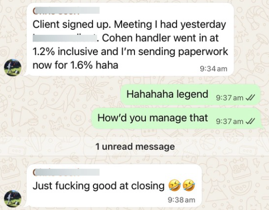 Client result