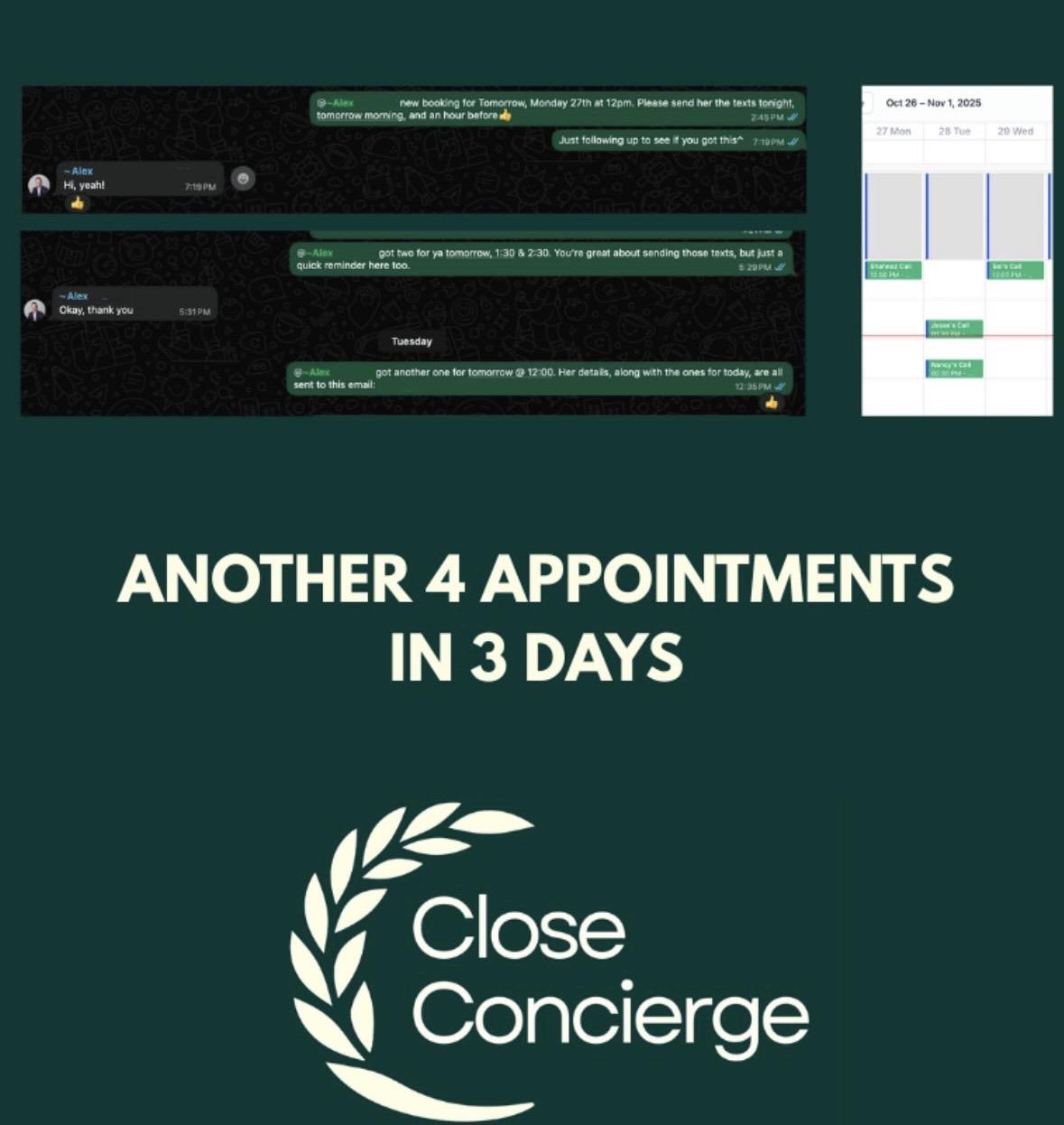 Appointment set