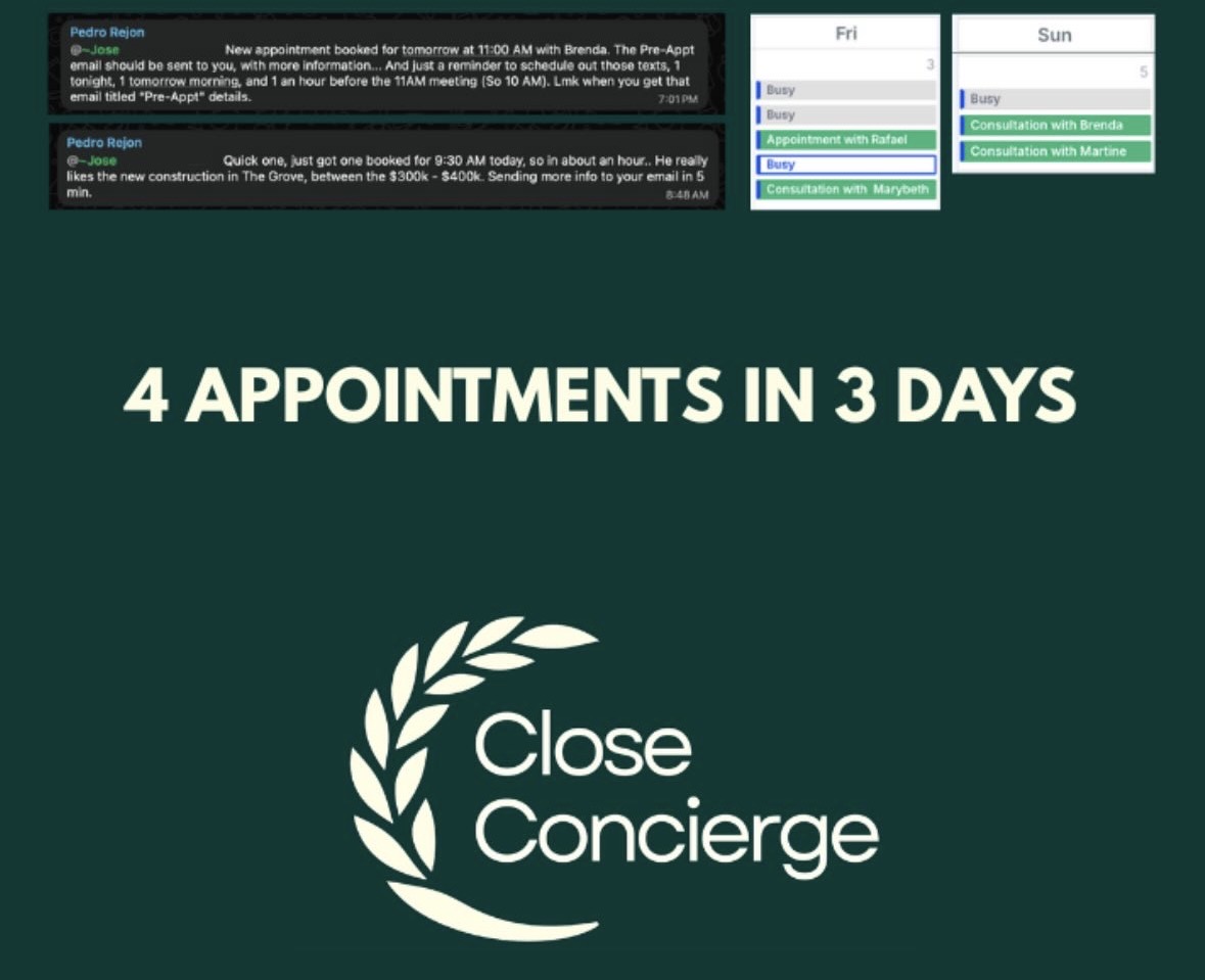 Appointment set