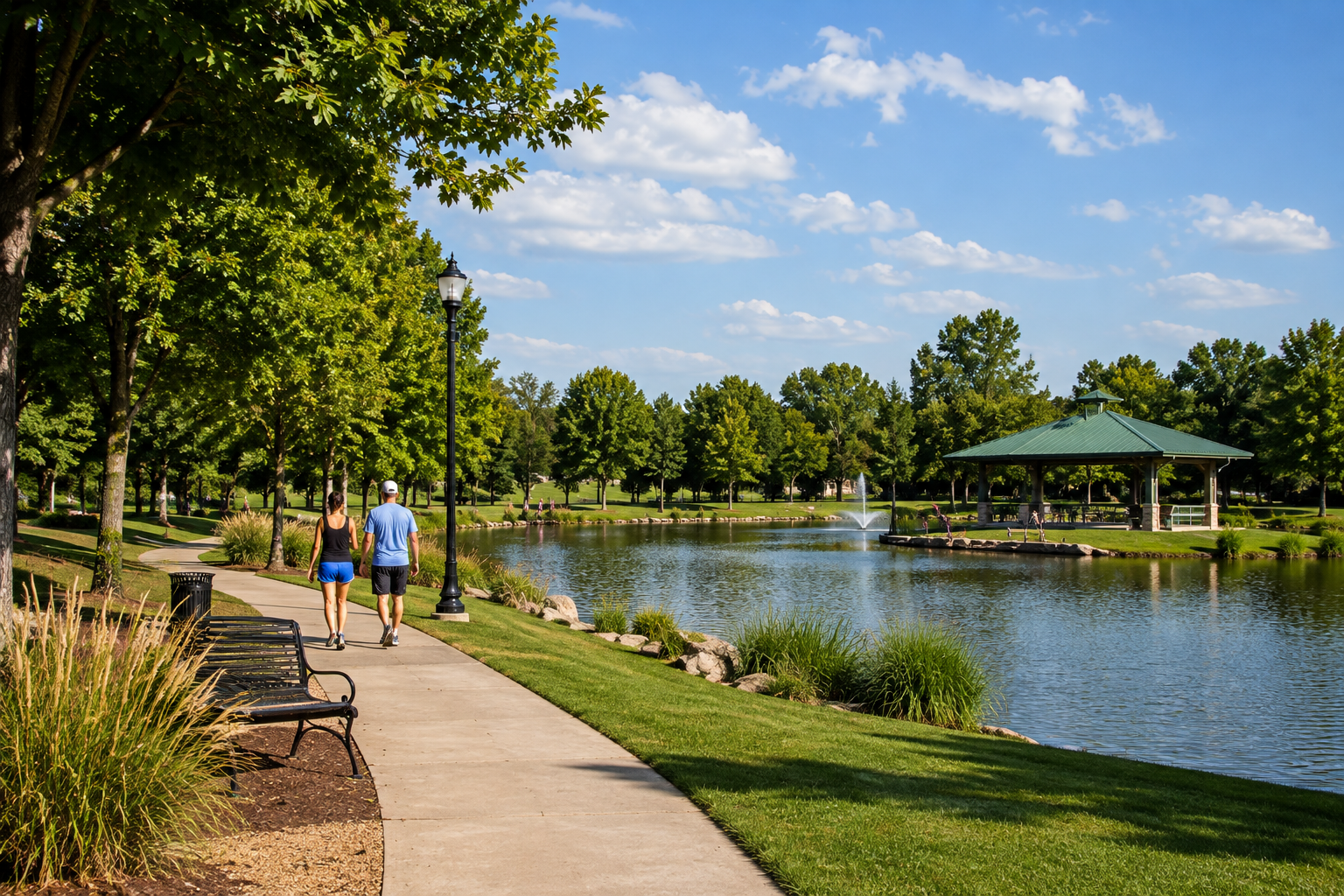 Park and recreation setting in Liberty, Missouri