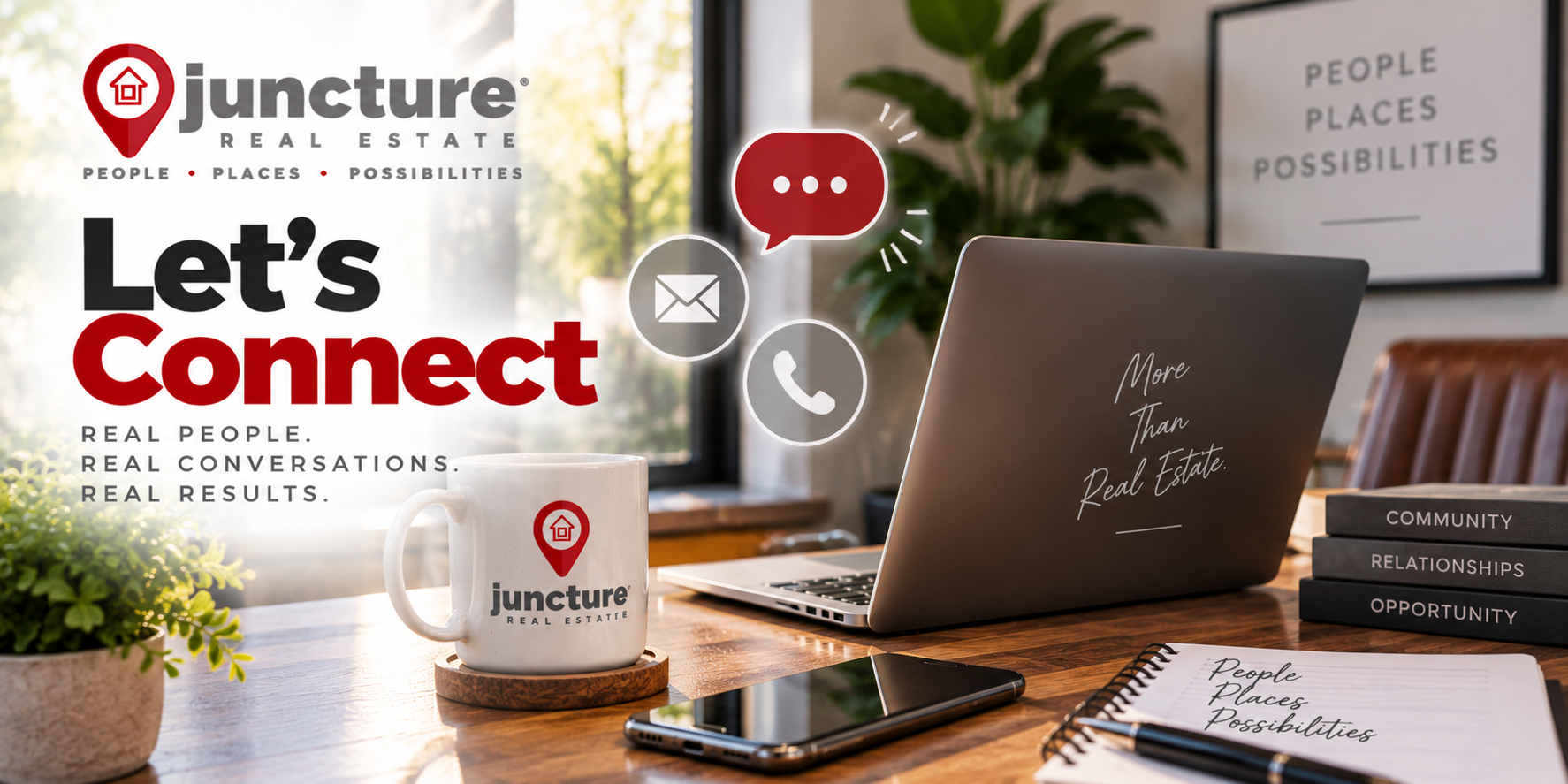Let's Connect with Juncture Real Estate